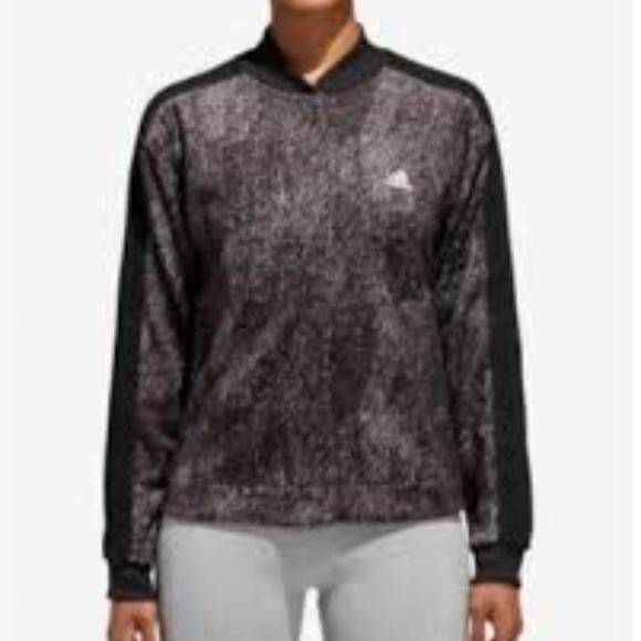 adidas printed bomber jacket